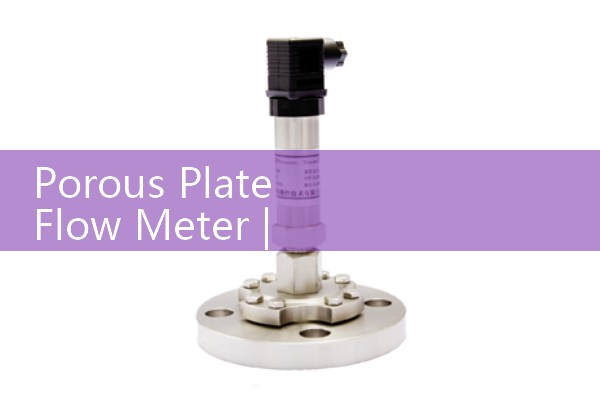 Porous plate flowmeter