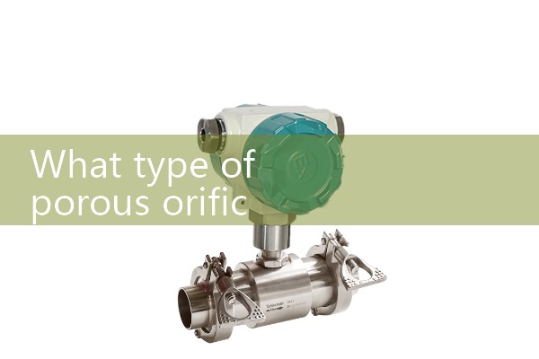 Porous orifice flowmeter